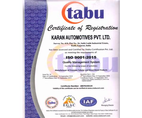 Karan Automotives Pvt Ltd- Our Quality