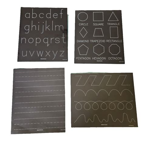 Alphabets Numbers Patterns Open Combo - Dual Sided Board – We Are Turners