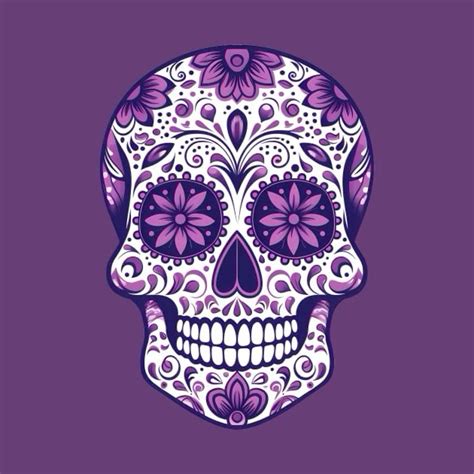 Pin by Denise🦋 on skull and bones | Sugar skull design pattern, Skull ...