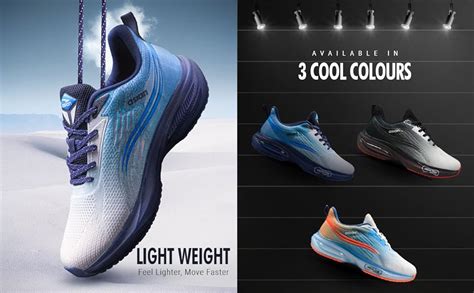 Buy ASIAN Ultron-02 Lightweight Tpu & Tpr Sole With Memory Foam Insole ...