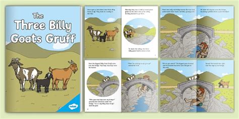 The Three Billy Goats Gruff Book - Twinkl