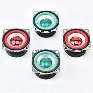 Cylewet 4Pcs 2" Diameter 52mm 3Ohm 5W Full Range Stereo Woofer ...