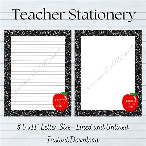 School Stationery Templates 的图像结果