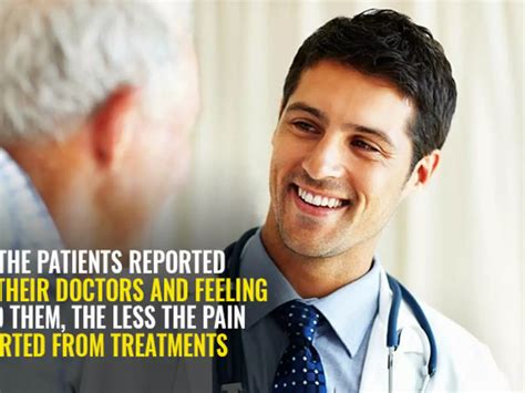 Just Knowing And Being More Connected To Your Doctor Can By Itself ...