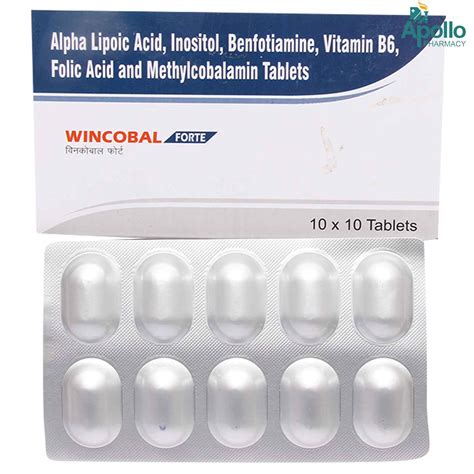 WINCOBAL FORTE CAPSULE 10'S Price, Uses, Side Effects, Composition ...