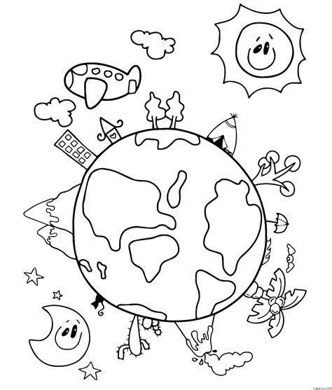 Earth Day Coloring Pages (Free Printable PDFs) - Cute Coloring Pages ...