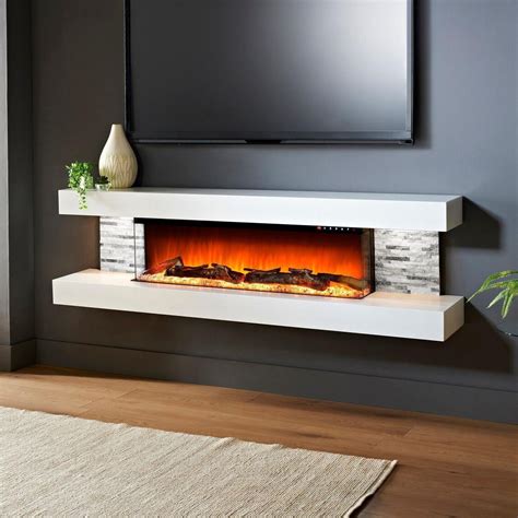 Contemporary Wall Mount Electric Fireplaces