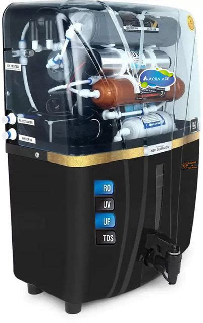AQUA ACE Active Copper + RO + UV + UF + TDS Controller/Adjuster 12 L RO ...