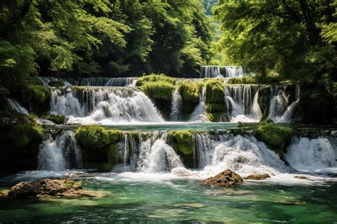 Image result for Springtime Country Waterfall