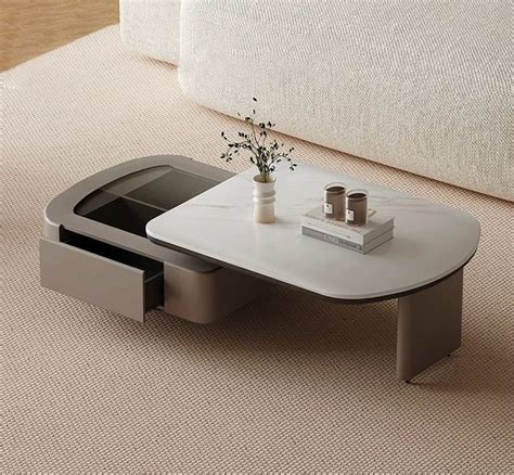 Modern Movable Coffee Table with Storage - A Class Interior Design