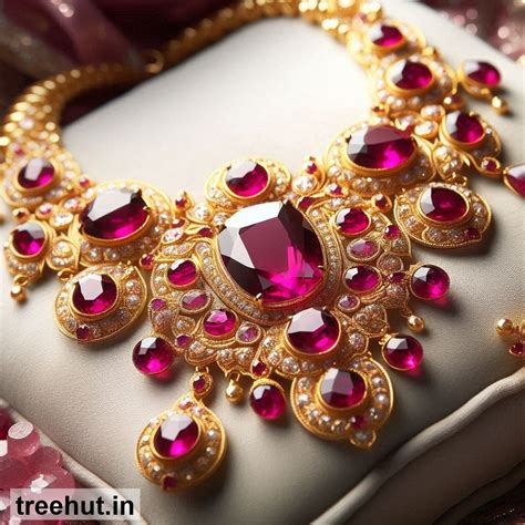 Ruby Gold Necklace Design Ideas, Gold Jewelry Design Ideas