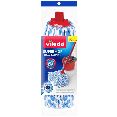 Vileda SuperMop Microfibre and Cotton Refill : Amazon.in: Car & Motorbike