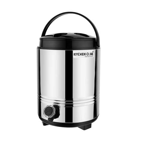 Kitchen Clue Stainless Steel Tea Pot with Handle I 5 Liter I Ideal for ...