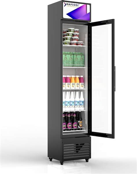 Amazon.com: NAFCOOL Commercial Beverage Refrigerator Display Fridge,6 ...