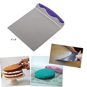 Buy T H BAKEWARE Stainless Steel Cake Lifter with Non Slip Handle ...