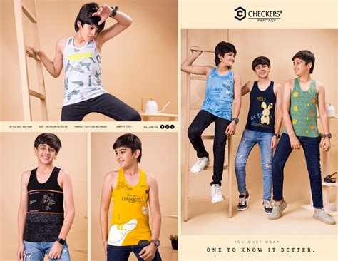 1161-1166 Checkers Cotton Boys Tank Top – Kavya Style Plus