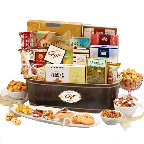 Amazon.com : Broadway Basketeers Signature Gourmet Gift Basket with ...