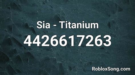 Image result for Titanium Song ID Code Roblox