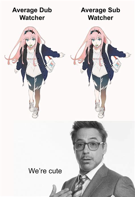 sub vs dub : r/Animemes