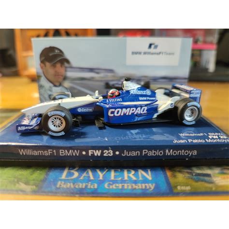 [Ready Stock] F1 Racing Car Model 1: 43 Mini Cut Williams FW23 Montoya ...