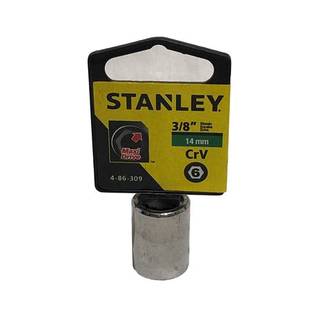 CUBO CROMADO STANLEY 3/8 X 14 MM HEXAGONAL | Refriabreu
