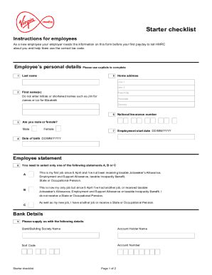 Fillable Online Tell HMRC about a new employee - GOV.UK Fax Email Print ...