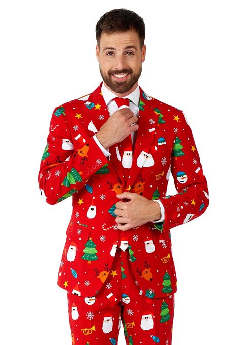 Men's Opposuits Festivity Red Christmas Suit | Opposuits