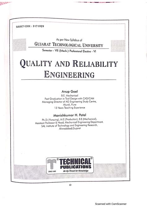 QRE ( Technical Publication) - Basic Mechanical Engineering - Studocu