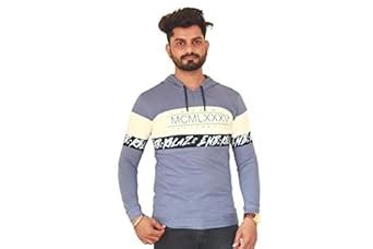 Buy Festoon Men's Full Sleeve Round Neck All Over Printed Cotton Tshirt ...