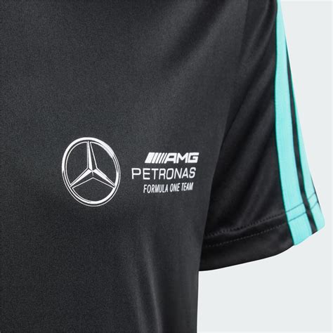 adidas MERCEDES - AMG PETRONAS FORMULA ONE TEAM DNA TEE - Black | Free ...