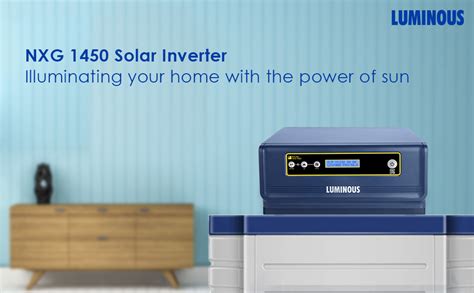 Luminous NXG 1450e Solar Inverter – 1100VA Pure Sine Wave with ISOT ...
