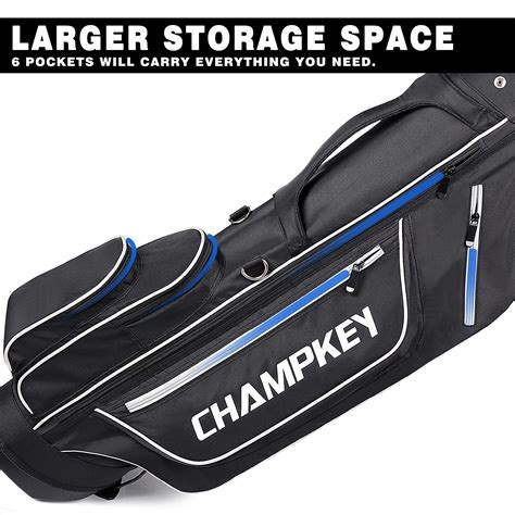 CHAMPKEY Lightweight Golf Stand Bag | Professional Pitch Golf Bag Ideal ...