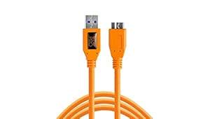 Tether Tools 15ft High-Visibility Orange USB 3.0 SuperSpeed Male-to ...