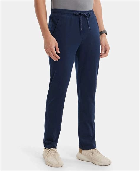 Buy Super Combed Cotton Rich Trackpant with Zipper Pockets and ...