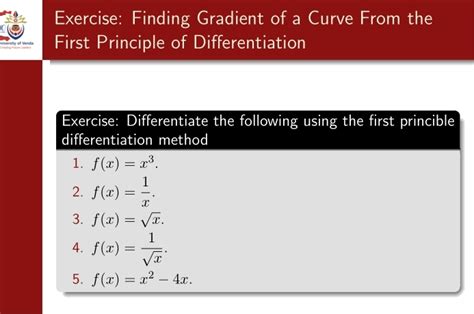 Differentiation Finding Gradient Function by Using First Principle 的图像结果