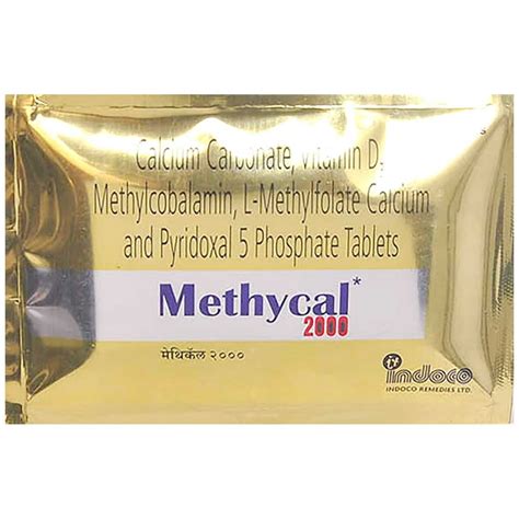 Methycal 2000 Tablet | Uses, Side Effects, Price | Apollo Pharmacy