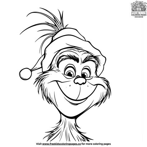Printable Coloring Pages Christmas Grinch