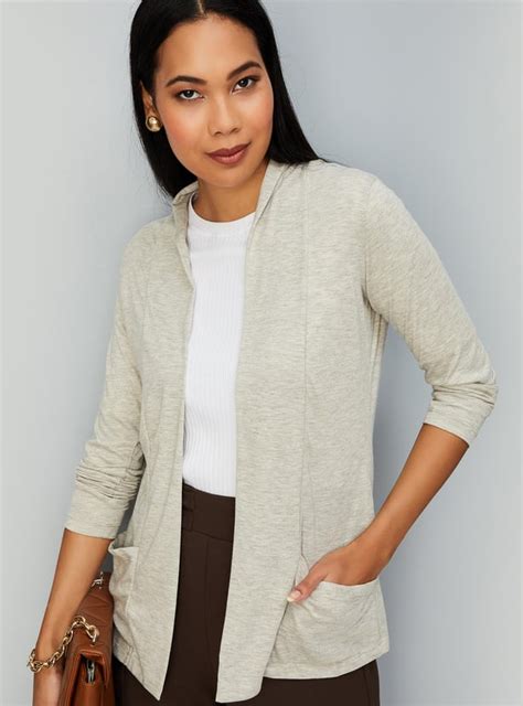 Buy Women Solid Knit Shrug with Pockets Online at just Rs. 499.0 ...