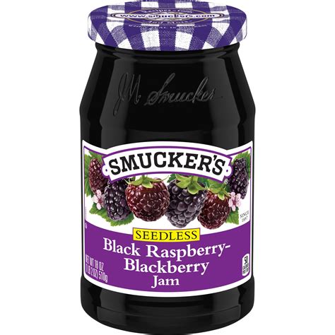 Buy Smucker's Seedless Black Raspberry Blackberry Jam, 18 Ounces Online ...