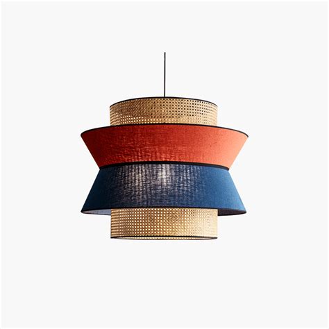 Jagmag Lights Ritta Pendant | Fabric & Rattan Lamp