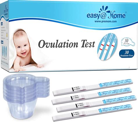 Easy@Home Ovulation Test Strips: Accurate 30 LH Ovulation Predictor Kit ...