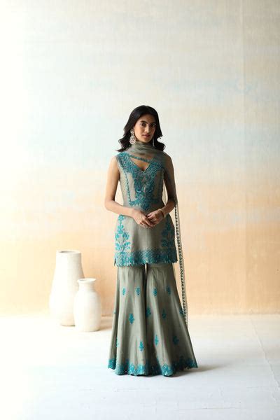 Sea green kurta set – Aman Takyar