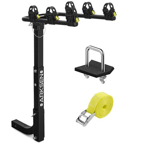 Buy ARKSEN 3 Bike Rack, Heavy Duty Bicycle Carrier, Rear Hitch with 2 ...