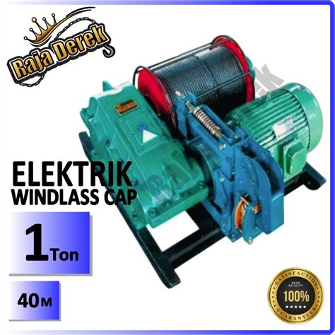 Jual Electric Windlass Cap. 1 Ton / Hoist / Mesin Pengangkat Jangkar 1 ...