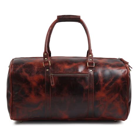 Bon Voyage Carry-On Duffel Bag | Leather Travel Duffel Bag for Men and ...
