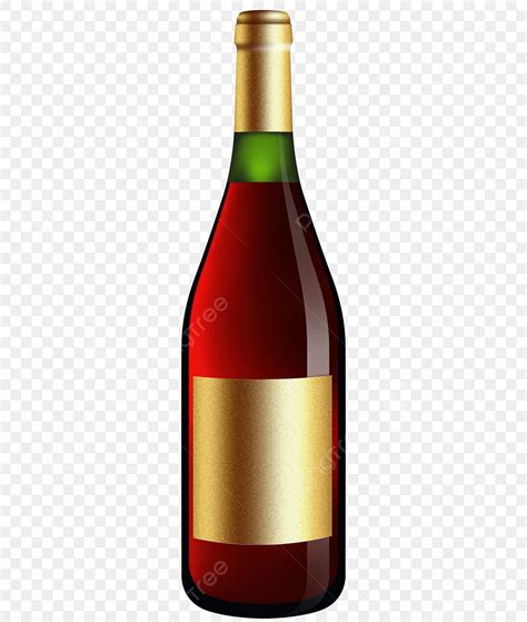 Wine Bottle And Glass Clipart PNG Images, Red Wine Bottle, Red Wine ...