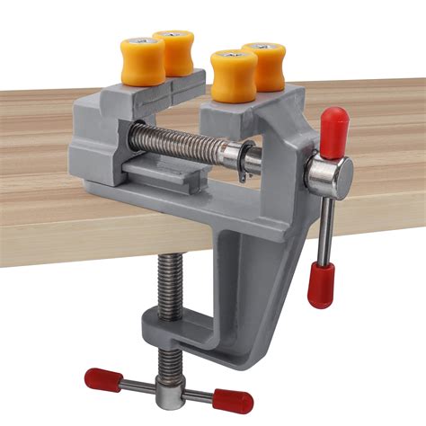 Snapklik.com : Yakamoz Mini Bench Vise Small Table Vice Clamp On Vise ...