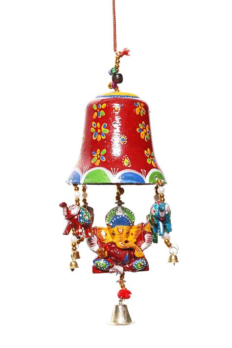 Buy Dreamkraft Handmade Shree Ganesha Big Bell Door Hangings Item for ...