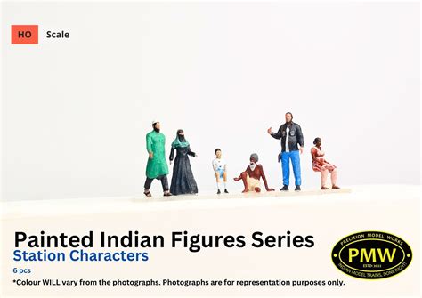 Painted Indian Figures : Station Characters - Set 4 – Precision Model Works