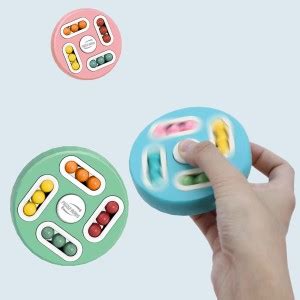 SVE Rotating Magic Beans Cube Fingertip Fidget Toys Kids Adults Stress ...